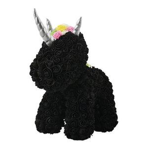 Standing Unicorn Rose Bear Large (5 Colors)