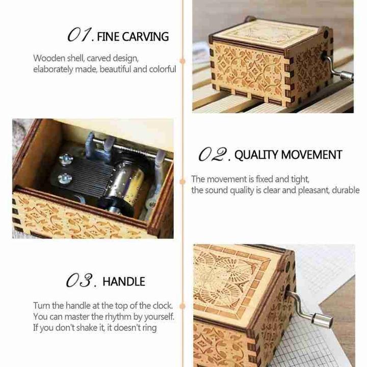 Husband to Wife - You Are Loved More Than You Know - Engraved Music Box