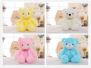 Glow Bear LED Light Up Plush 3D Stuffed Animal (4 Colors) 50cm