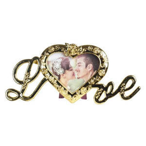 Shimmering Glitter 24k "Galaxy" Gold Rose "Love You For Life" Love Optional Display Stand