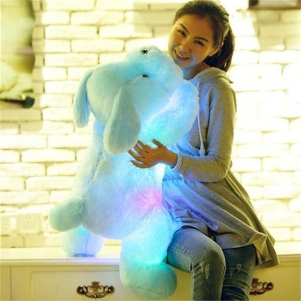 Puppy Dog LED Light Up Plush 3D Stuffed Pillow (3 Colors)