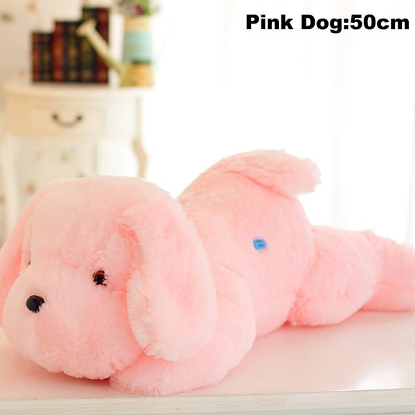 Puppy Dog LED Light Up Plush 3D Stuffed Pillow (3 Colors)