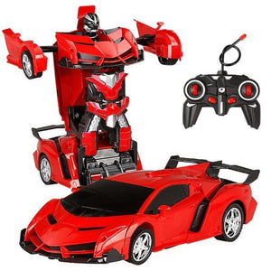Remote Control Robot One Button Transformation Car Toy (26 Colors)
