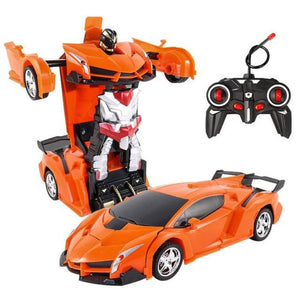 Remote Control Robot One Button Transformation Car Toy (26 Colors)