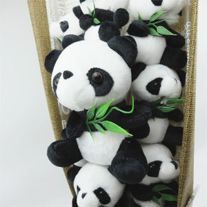 Panda Rose Teddy Bear Bouquet Enchanted Flower Box Included