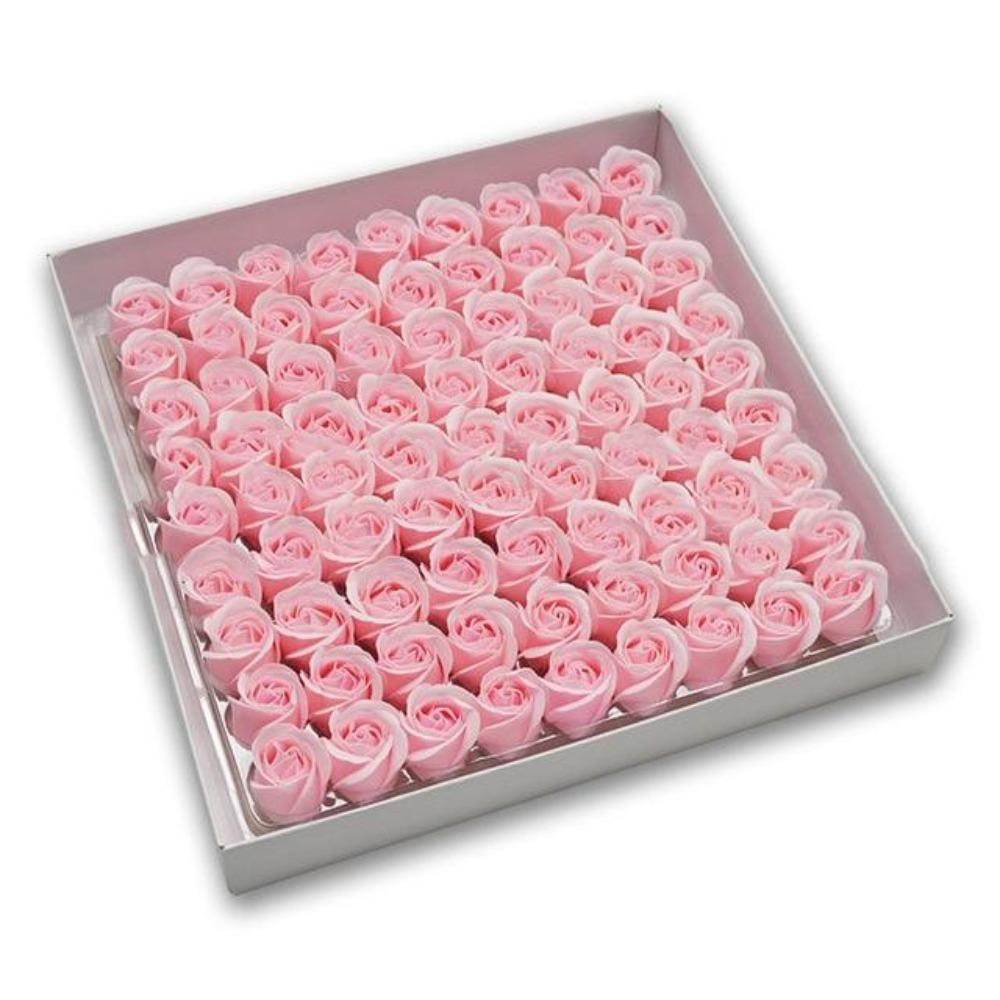 81 Piece Rose Scented Enchanted Soap Flower (19 Colors)
