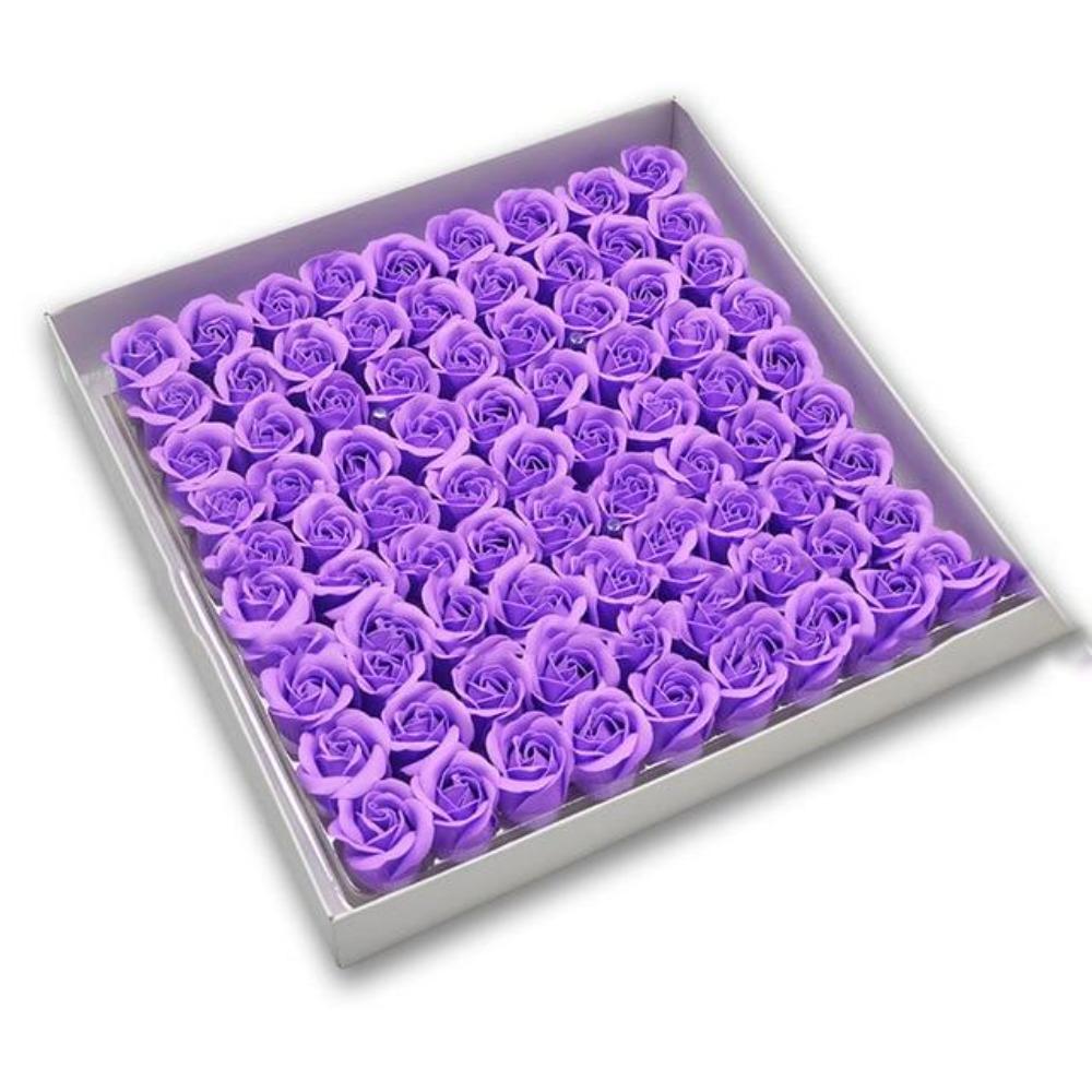 81 Piece Rose Scented Enchanted Soap Flower (19 Colors)