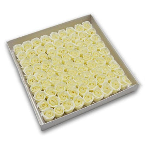 81 Piece Rose Scented Enchanted Soap Flower (19 Colors)