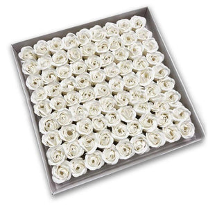 81 Piece Rose Scented Enchanted Soap Flower (19 Colors)