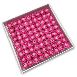 81 Piece Rose Scented Enchanted Soap Flower (19 Colors)