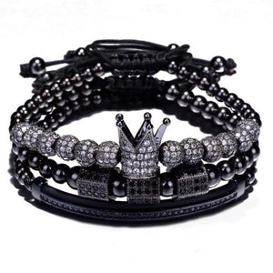 King Bling Royal Ice Bracelet 3PCS Set (4 Colors)