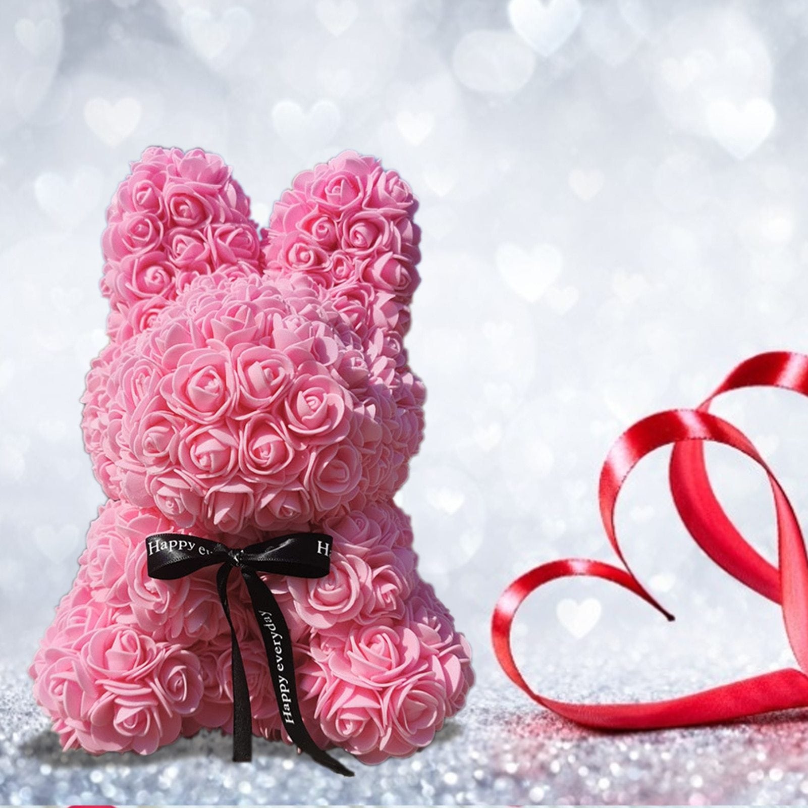 2021 Limited Edition Mini Enchanted Forever Rose Bunny Rabbit Plush (5 Colors)