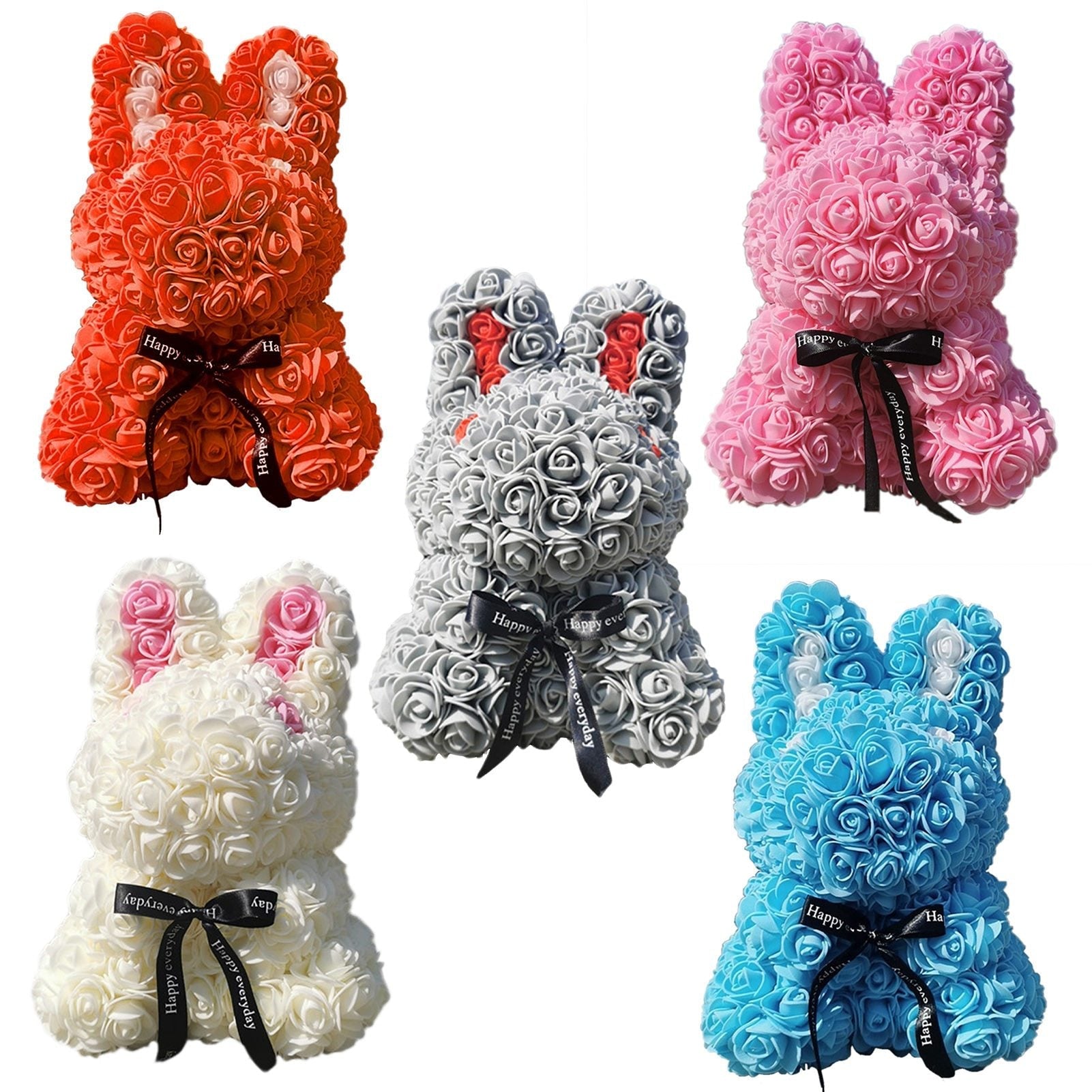 2021 Limited Edition Mini Enchanted Forever Rose Bunny Rabbit Plush (5 Colors)