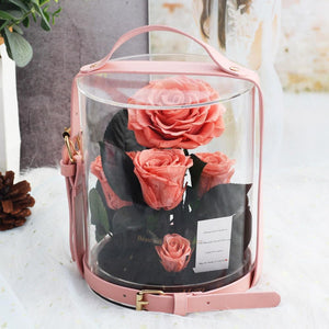 Immortal Enchanted Preserved Rose Bouquet Display (3 Colors)