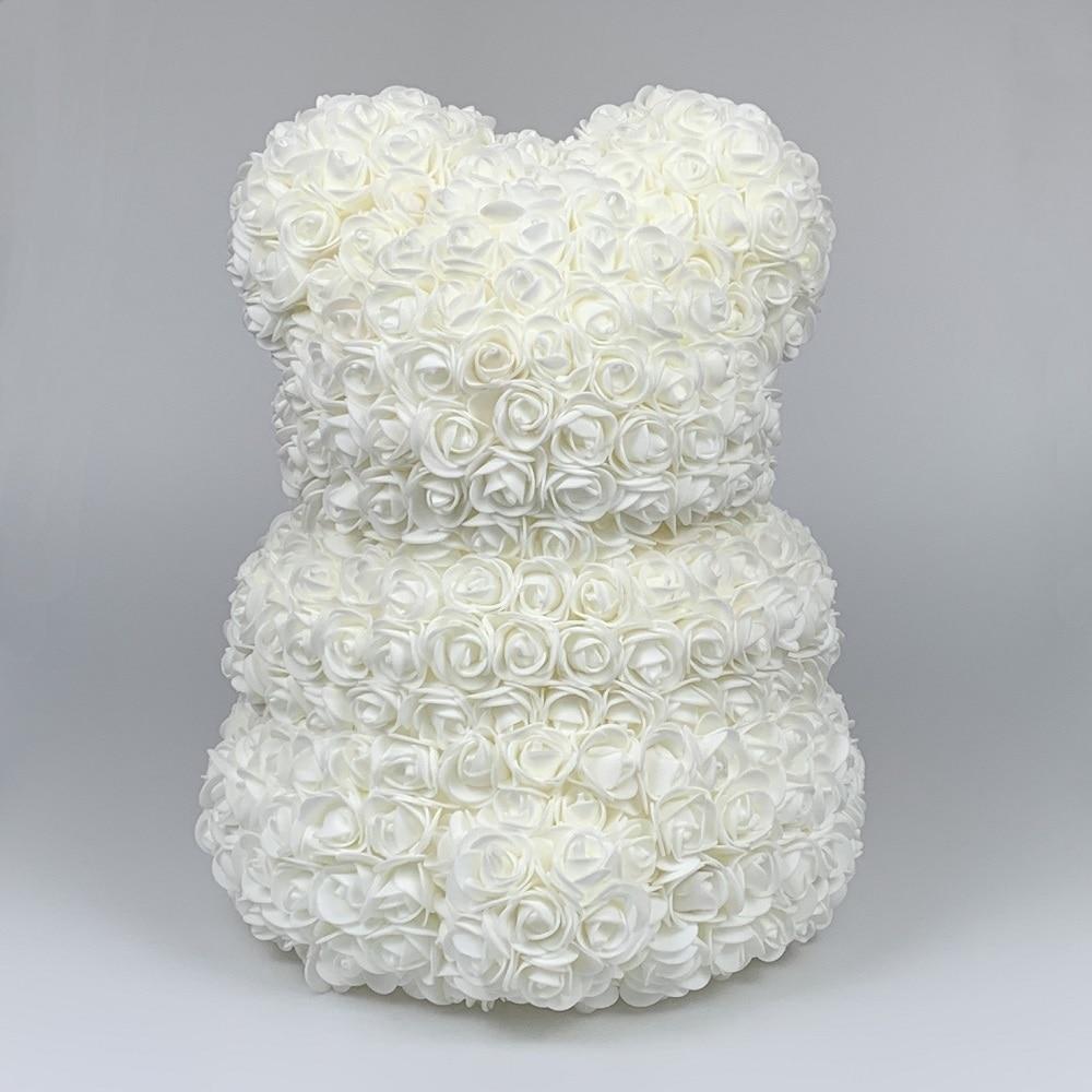 Limited Edition Diamond Enchanted Forever Rose Heart Teddy Bear (3 Colors) 40cm