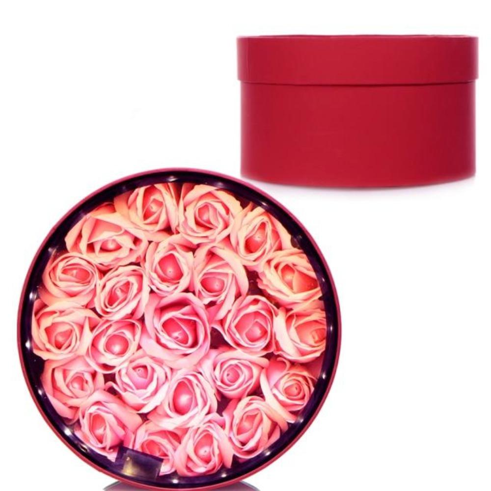 Luminous Rose Bouquet Box Immortal Enchanted Soap Flower (18 Colors)