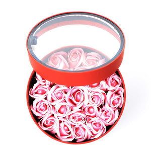 Luminous Rose Bouquet Box Immortal Enchanted Soap Flower (18 Colors)