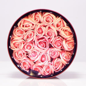 Luminous Rose Bouquet Box Immortal Enchanted Soap Flower (18 Colors)