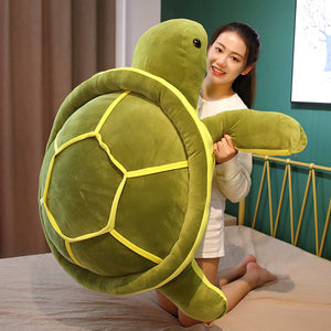 Sea Turtle Pillow Plush Stuffed Animal (3 Sizes)
