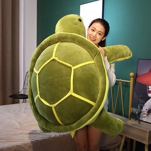 Sea Turtle Pillow Plush Stuffed Animal (3 Sizes)