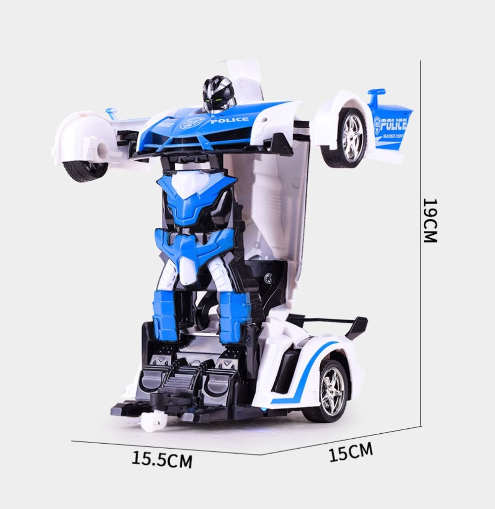 Remote Control Robot One Button Transformation Car Toy (5 Colors)