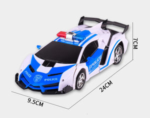 Remote Control Robot One Button Transformation Car Toy (5 Colors)