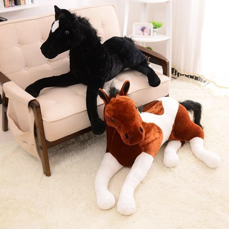 Horse Pillow Plush 3D Stuffed Animal (4 Colors)