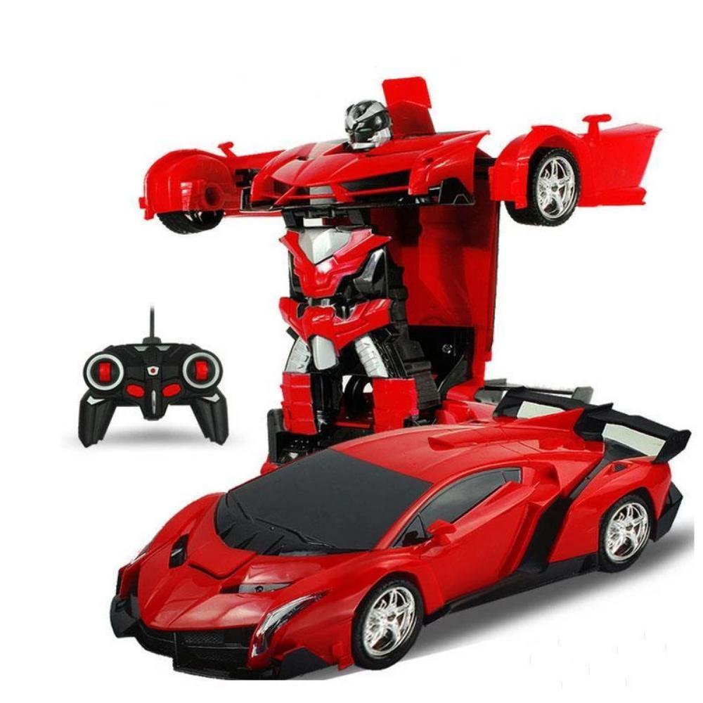 Remote Control Robot One Button Transformation Car Toy (5 Colors)