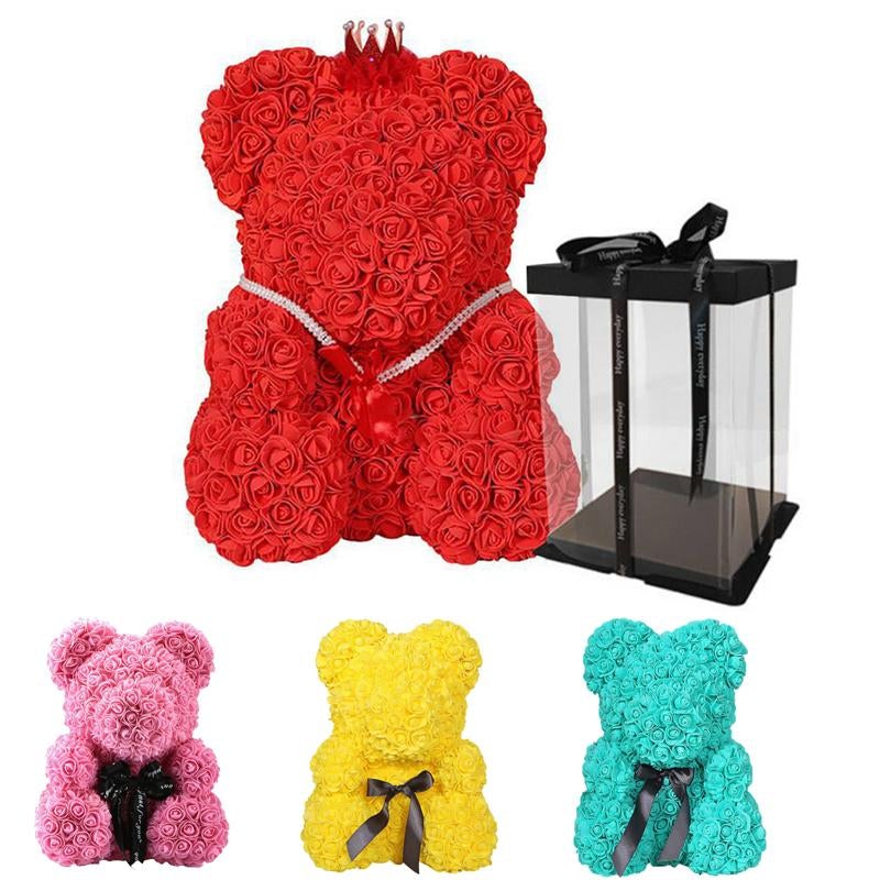Enchanted Forever Rose Teddy Bear Plush (8 Designs)