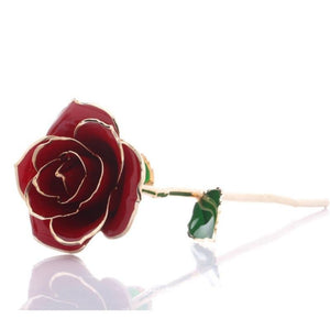 Preserved 24k Gold Long Stem Immortal Rose (4 colors)