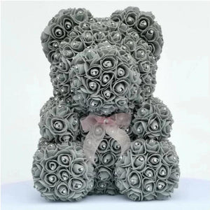 Limited Edition Diamond Enchanted Forever Rose Heart Teddy Bear (16 Colors) L & XL