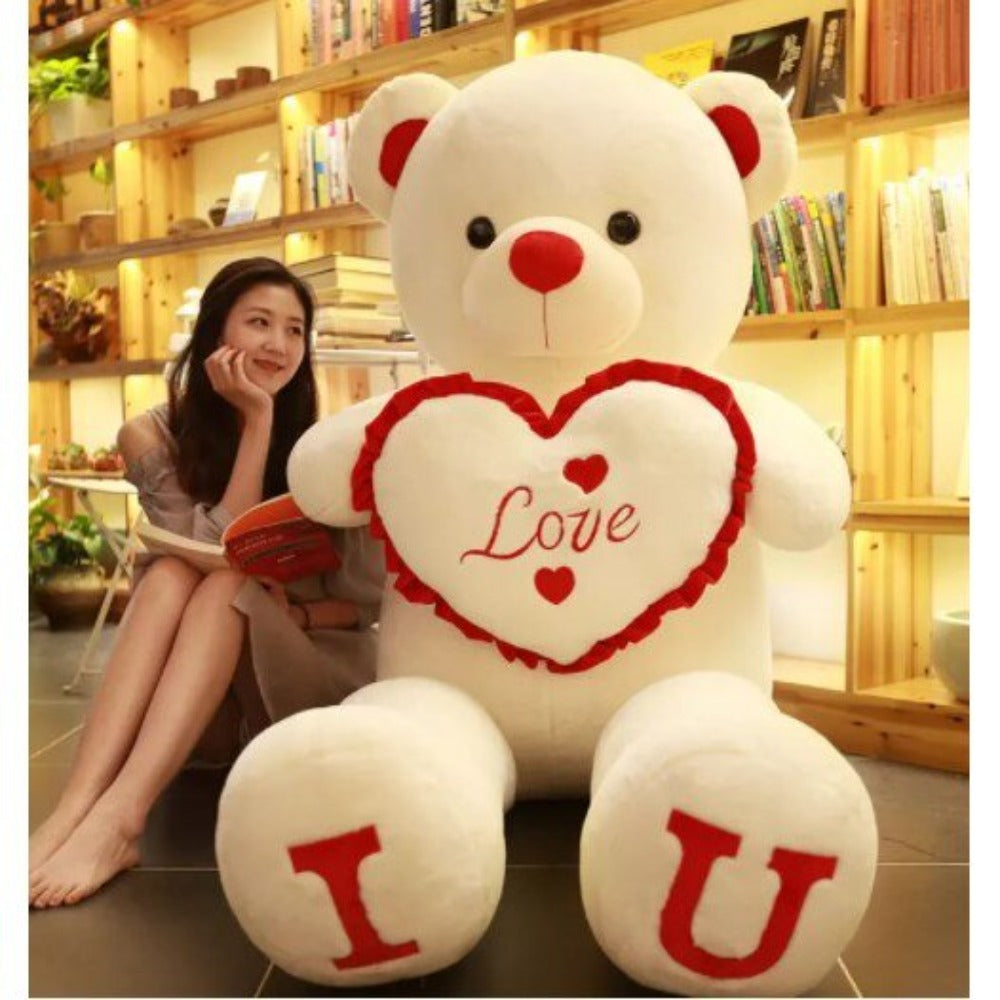 Valentines Giant Teddy Bear Heart Pillow Plush Stuffed Animal (7 Styles) 80CM-100CM